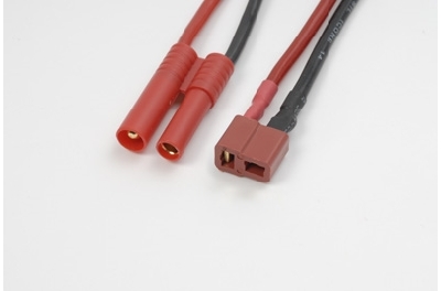 G-Force RC - Power adapterkabel - 4mm Gold connector  Deans connector man. - 14AWG Siliconen-kabel - 1 st